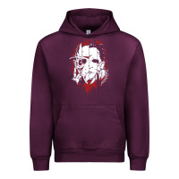 Mauve Wine friends horror face mashup horror movies halloween Urban Hoodie - artisFamous