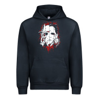 Navy friends horror face mashup horror movies halloween Urban Hoodie - artisFamous