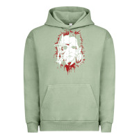 Pigment Oil Green friends horror face mashup horror movies halloween Urban Hoodie - artisFamous
