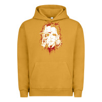 Pigment Peanut Butter friends horror face mashup horror movies halloween Urban Hoodie - artisFamous