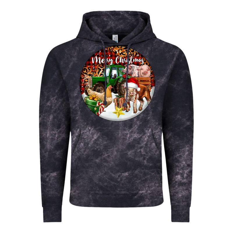 Merry Christmas Farm Animals Vintage Hoodie by FaDigitalArtStudio | Teevron