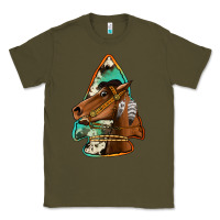 Army Green horse arrowhead Classic Tee - Jasminsmagicworld