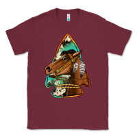 Burgundy horse arrowhead Classic Tee - Jasminsmagicworld