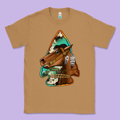 Horse Arrowhead Classic Tee Designed By Jasminsmagicworld