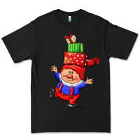 Black cute christmas gnome Premium Tee - CowGirlArtShop