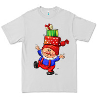 Dove Grey cute christmas gnome Premium Tee - CowGirlArtShop