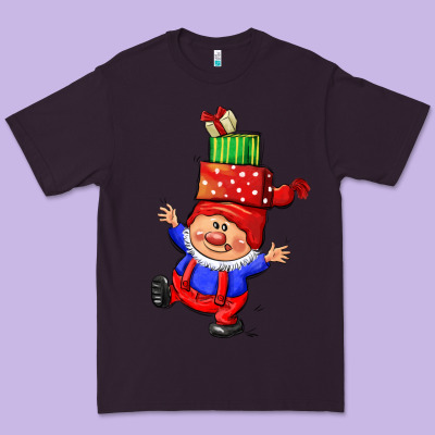 Cute Christmas Gnome Premium Tee Designed By Cowgirlartshop