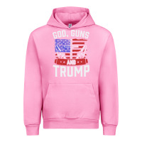 Fuchsia Pink god guns and trump Urban Hoodie - artisFamous