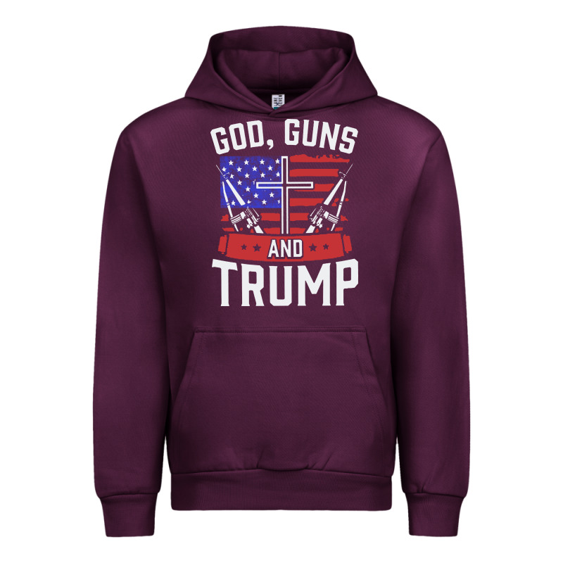 God Guns And Trump Urban Hoodie by artisFamous | Teevron