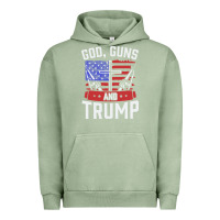 Pigment Oil Green god guns and trump Urban Hoodie - artisFamous