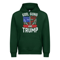 Forest Green god guns and trump Urban Hoodie - artisFamous