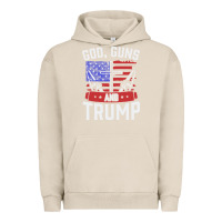Pigment French Oak god guns and trump Urban Hoodie - artisFamous