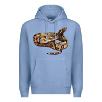 Colony Blue red tail boa snake Premium Hoodie - LillyAllenDesigns