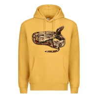 Mustard red tail boa snake Premium Hoodie - LillyAllenDesigns
