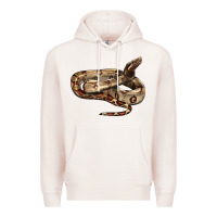Pale Pink red tail boa snake Premium Hoodie - LillyAllenDesigns