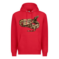 Red red tail boa snake Premium Hoodie - LillyAllenDesigns