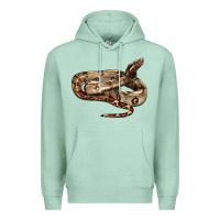 Seafoam red tail boa snake Premium Hoodie - LillyAllenDesigns
