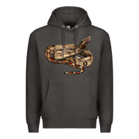 Smoke red tail boa snake Premium Hoodie - LillyAllenDesigns