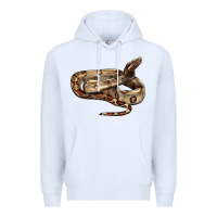 White red tail boa snake Premium Hoodie - LillyAllenDesigns