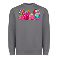 Storm pink christmas coffee cups Heavyweight Sweatshirt - AdoDesignShop