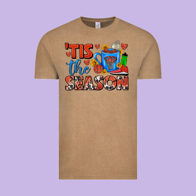 Tis The Season  Basketball Coffee Mug Vintage Tee Designed By Fadigitalartstudio