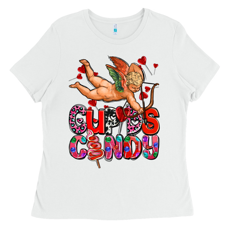 Cupids Candy Olivia Ladies Tee by OliviaCreatesArt | Teevron
