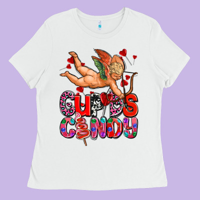 Cupids Candy Olivia Ladies Tee Designed By Oliviacreatesart