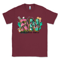 Burgundy registered nurse Classic Tee - CowGirlArtShop