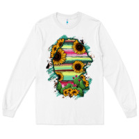 White Coahuila State Of Mexico Map Long Sleeve Tee - RanaPortraitStore