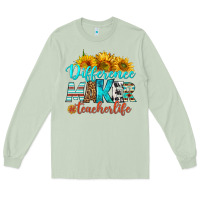 Matcha difference maker teacher life Long Sleeve Tee - BundleAndBundleShop