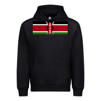 Black kenya flag Urban Hoodie - artisFamous