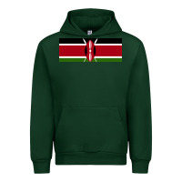 Forest Green kenya flag Urban Hoodie - artisFamous