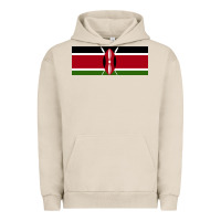 Pigment French Oak kenya flag Urban Hoodie - artisFamous