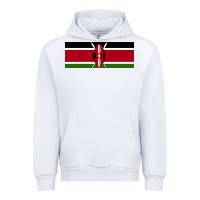 White kenya flag Urban Hoodie - artisFamous