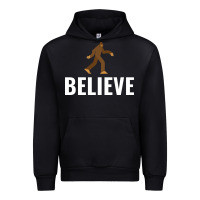 Believe Bigfoot White Urban Hoodie | Teevron