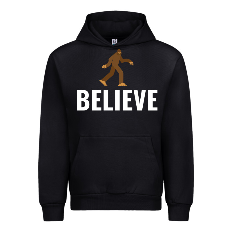 Believe Bigfoot White Urban Hoodie by artisFamous | Teevron