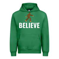 Emerald believe bigfoot white Urban Hoodie - artisFamous