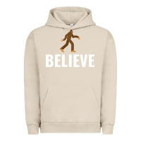 Pigment French Oak believe bigfoot white Urban Hoodie - artisFamous