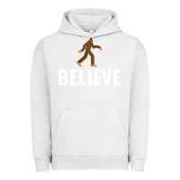 Pigment Lunar Rock believe bigfoot white Urban Hoodie - artisFamous
