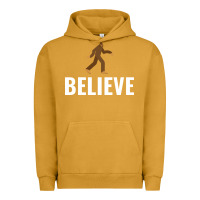 Pigment Peanut Butter believe bigfoot white Urban Hoodie - artisFamous