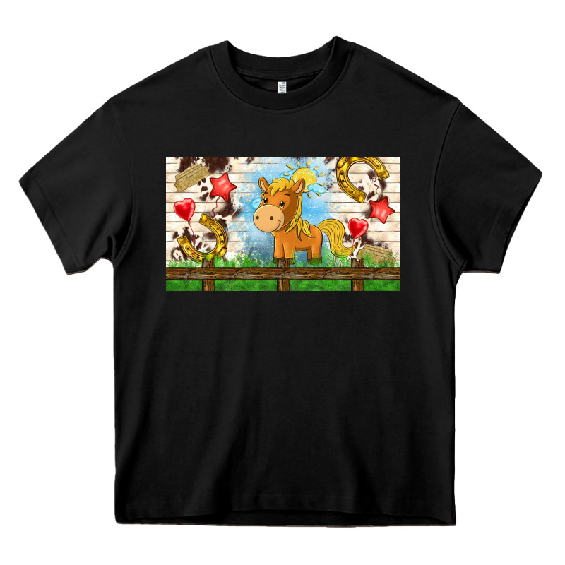 Cute Horse Heavy Core Tee by TumblerDesignByShophia | Teevron