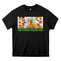 Black cute horse Heavy Core Tee - TumblerDesignByShophia