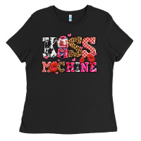 Kiss Machine With Lips Olivia Ladies Tee | Teevron