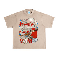 French Oak My favorite baseball player calls me mom Urban Heavy Tee - FaDigitalArtStudio