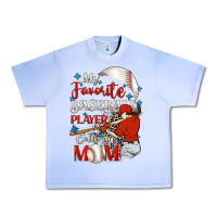 Grape Ice My favorite baseball player calls me mom Urban Heavy Tee - FaDigitalArtStudio