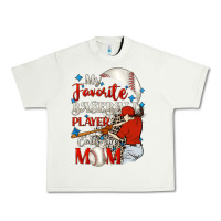 Pistachio My favorite baseball player calls me mom Urban Heavy Tee - FaDigitalArtStudio