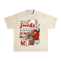 Sandshell My favorite baseball player calls me mom Urban Heavy Tee - FaDigitalArtStudio