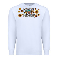 White howdy heifer Premium Sweatshirt - JahusDesignShop