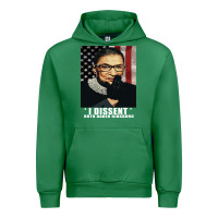 Emerald Notorious R.B.G. Funny Progressive, Liberal Ruth Bader Ginsburg Urban Hoodie - artisFamous