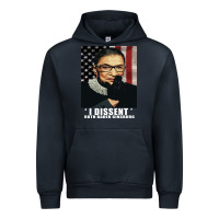 Navy Notorious R.B.G. Funny Progressive, Liberal Ruth Bader Ginsburg Urban Hoodie - artisFamous